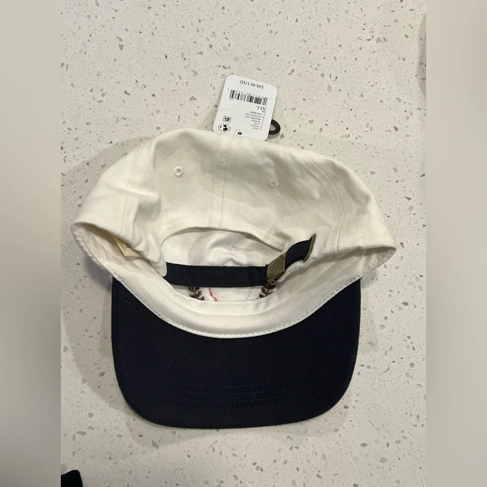 Free People Yacht Club Anchor Hat Coastal Nautical Cap NWT